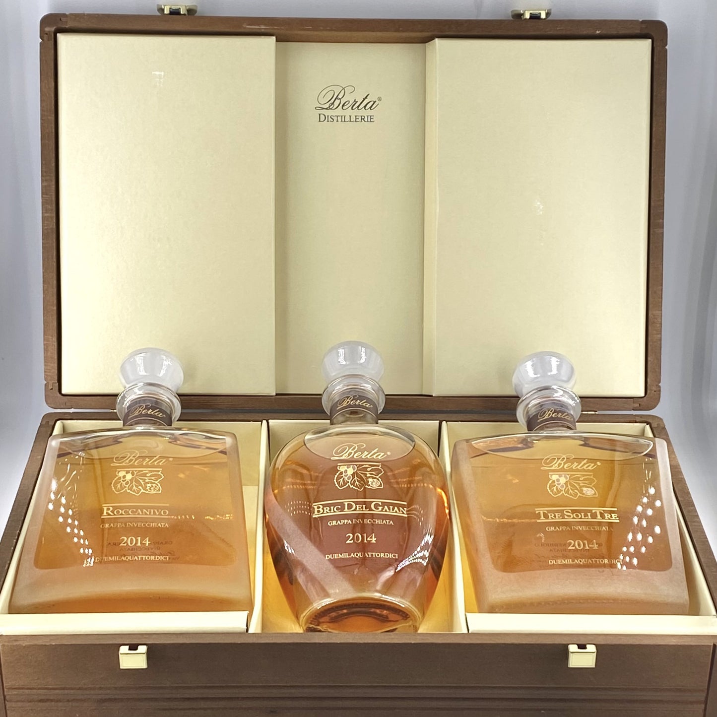 Grappa Riserve Roccanivo - Tre Soli Tre - Bric Del Gaian - Distillerie Berta