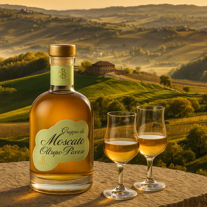 Grappa Di Moscato Oltrepo Pavese  AB Selezione  Gift Box