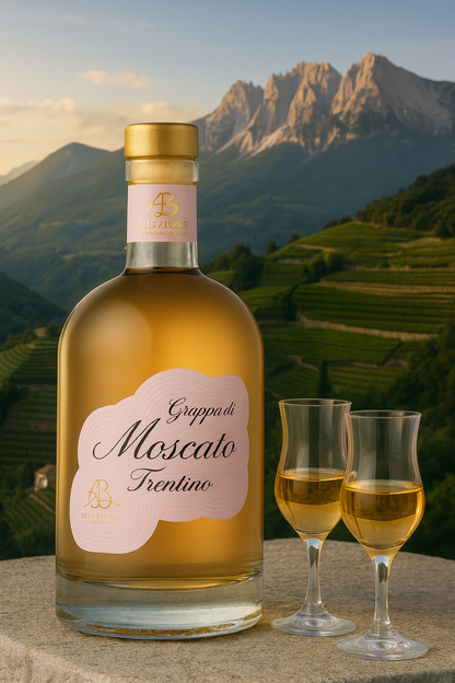 Grappa Moscato del Trentino  AB Selezione Gift Box