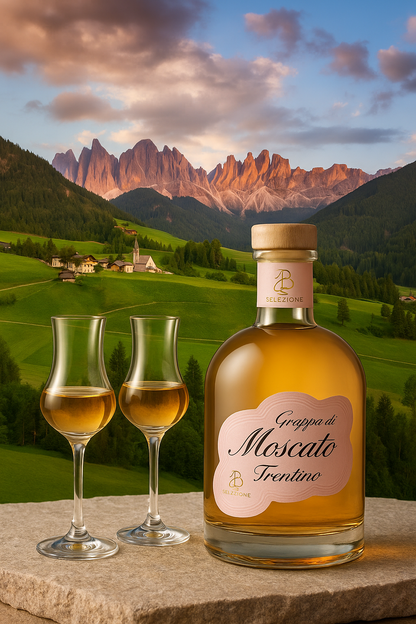 Grappa Moscato del Trentino  AB Selezione Gift Box