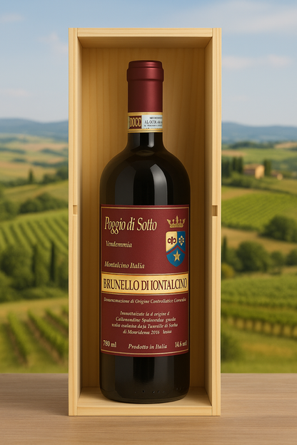 Brunello di Montalcino 2016 - Poggio di Sotto Gift Box
