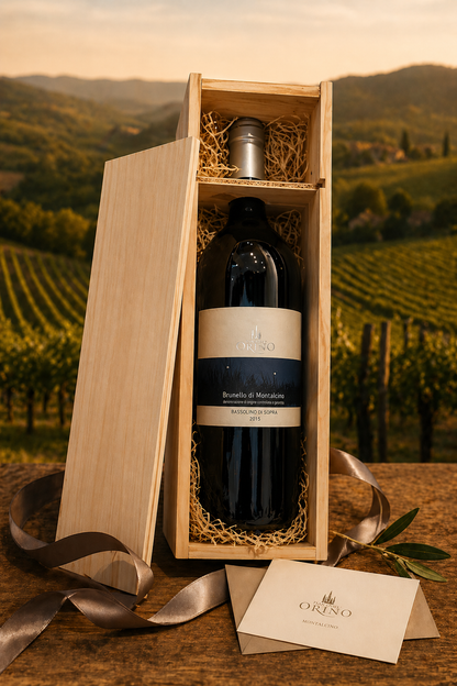 Brunello di Montalcino 2015 Bassolino di Sopra - Pian dell'Orino Gift Box