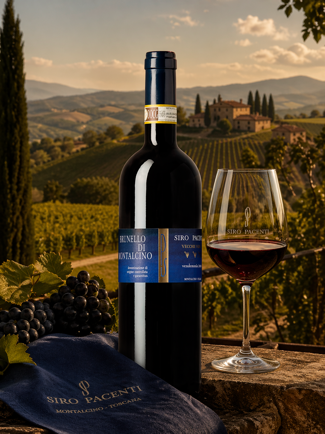 Brunello di Montalcino 2012 DOCG Vecchie Vigne - Siro Piacenti Gift Box