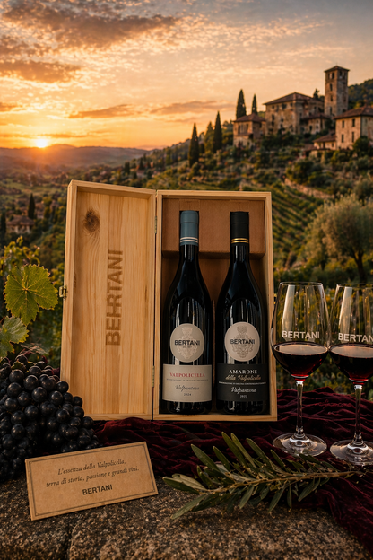 Gift Box Amarone Valpolicella Valpantena Docg - Valpolicella Classico Doc   Bertani