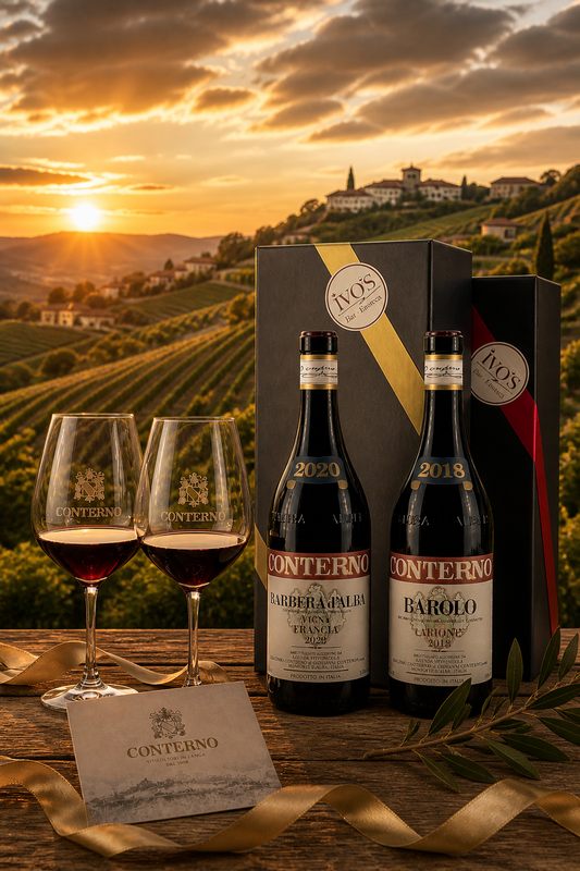 Gift Box Barolo Arione 2018  Barbera D'Alba Vigna Francia 2020 Conterno
