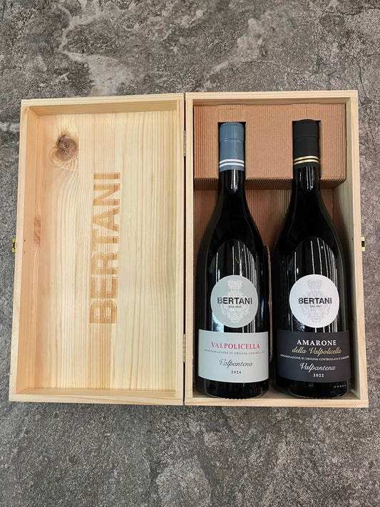 Gift Box Amarone Valpolicella Valpantena Docg - Valpolicella Classico Doc   Bertani