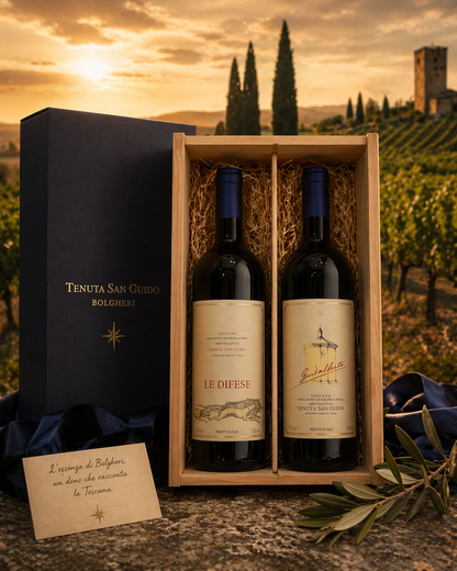 Gift Box Le Difese Igt - Guidalberto Igt  Tenuta San Guido