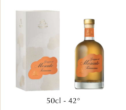 Grappa Moscato di Terracina  AB Selezione  Gift Box