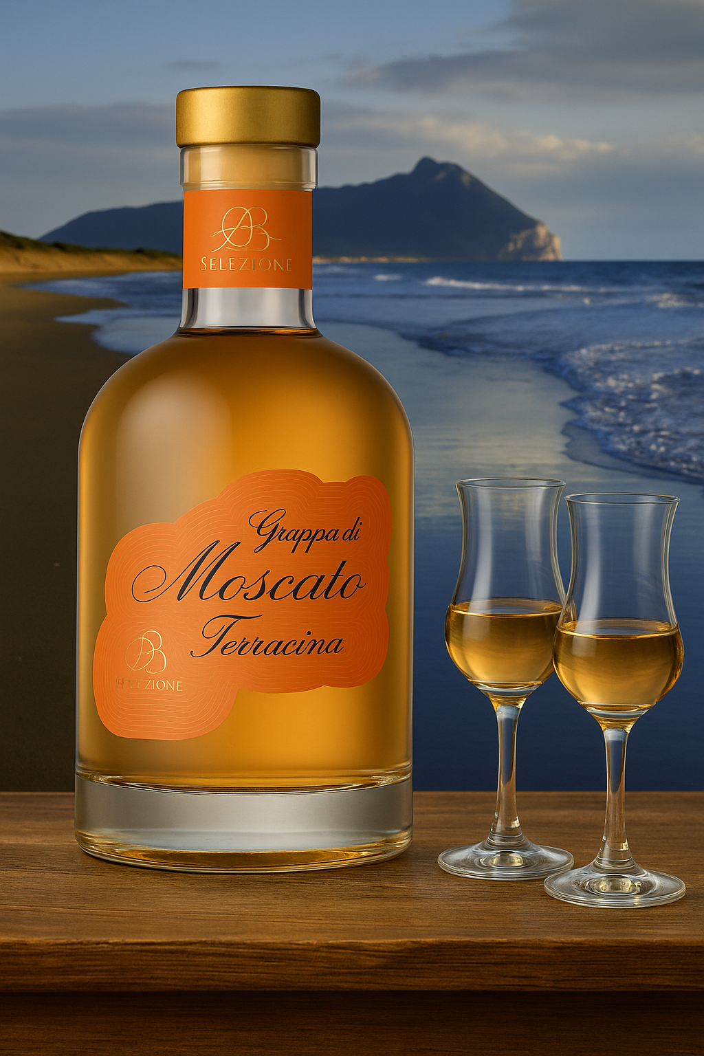 Grappa Moscato di Terracina  AB Selezione  Gift Box