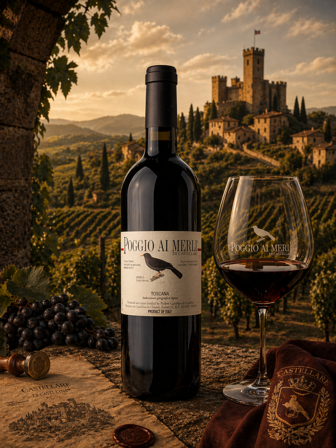 Poggio ai Merli 2015 Igt Toscana Poderi di Castellare Gift Box