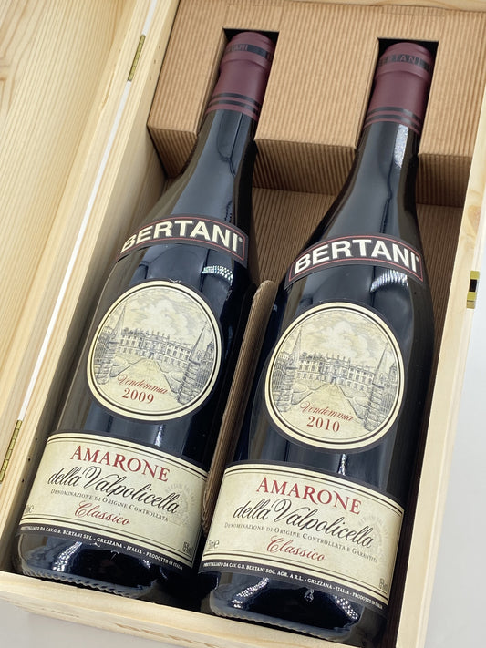 Amarone della Valpolicella Classico Verticale 2009 e 2010 Bertani