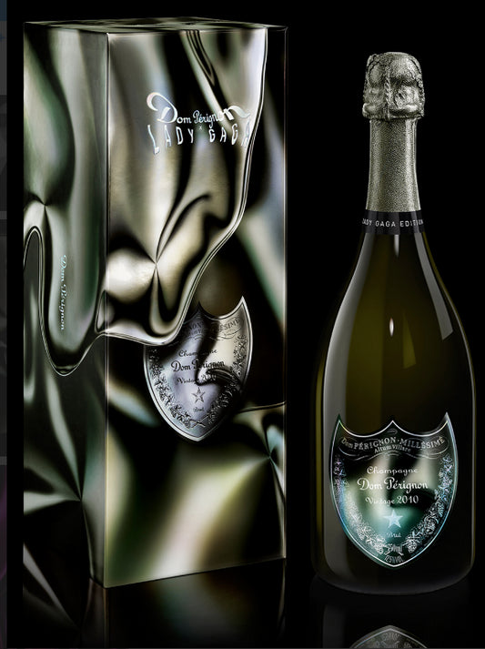 Champagne Dom Perignon Lady Gaga Blanche 2010 senza astuccio