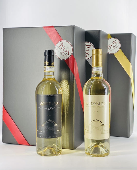 Gift Box Vermentino di Gallura Funtanaliras e Aghiloja  Cantina Monti